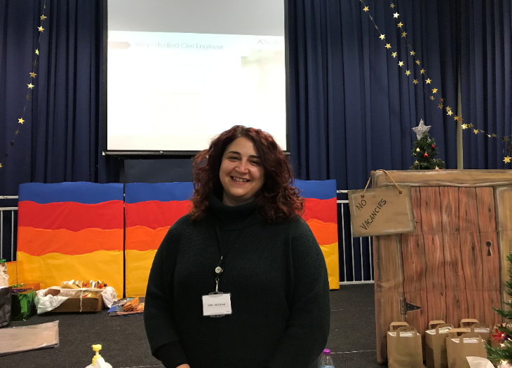 RendelLimited's tweet photo. Emma Archontaki, highways engineer, participated in a Science and Sustainability Event as a STEM Ambassador, for students aged 7-11 years old from 6 different schools. Pupils were introduced to sustainability in civil engineering. #stem #teamrendel  #sustainability https://t.co/DrdxBMxLH2