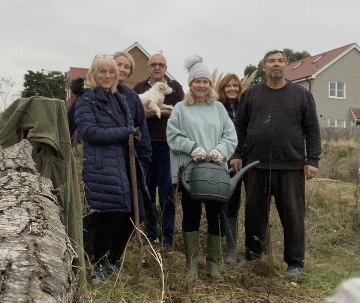 Since last Autumn @bay_warden have planted a mixed hedge along one boundary, created &amp; nurtured a slow worm habitat, added tree stumps as natural seating, donated by prison. Trees on order for small mixed orchard in one corner &amp; plans for a Bog Garden in another. <a href="/SwaleCouncil/">SwaleBoroughCouncil</a>