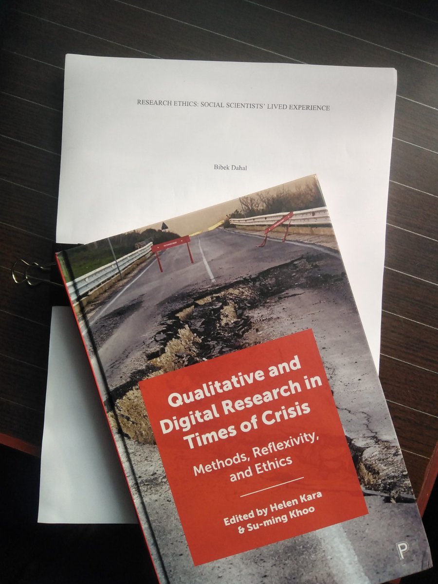 DBibekG's tweet photo. Now I have the 'Author Copy' on my Hand!
Thanks to @policypress @DrHelenKara @sumingkhoo 
#ResearchEthics #CreativeResearch #MultilayeredApproach https://t.co/Pgj9IGyv2x