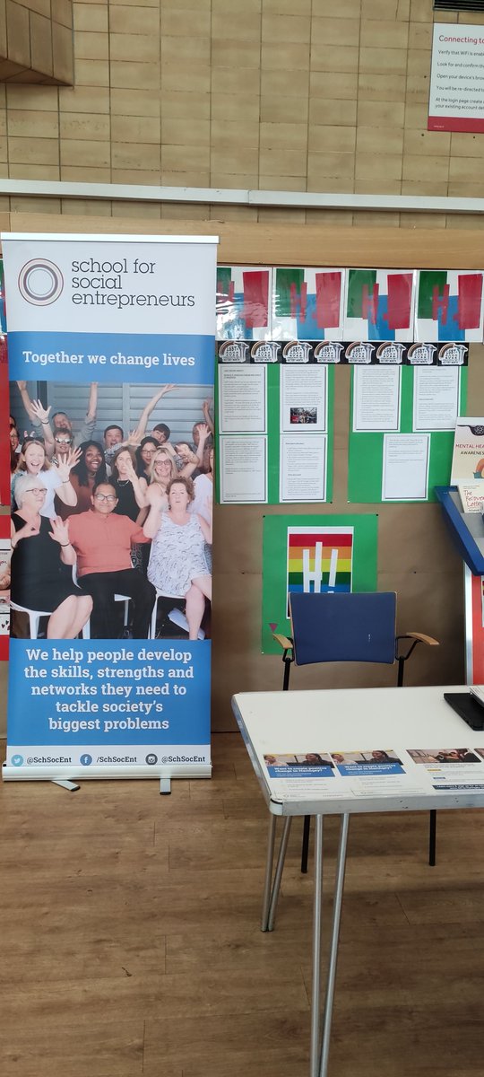MartuskaZuk's tweet photo. You want to make you #local #community better? @SchSocEnt and I are in the @haringeylibrary wood green Today and every Wednesday till 9th March. Come and talk to me about #haringey #residents #programme #startup #idea #prestartup #changemakers https://t.co/5VlwBGj31i