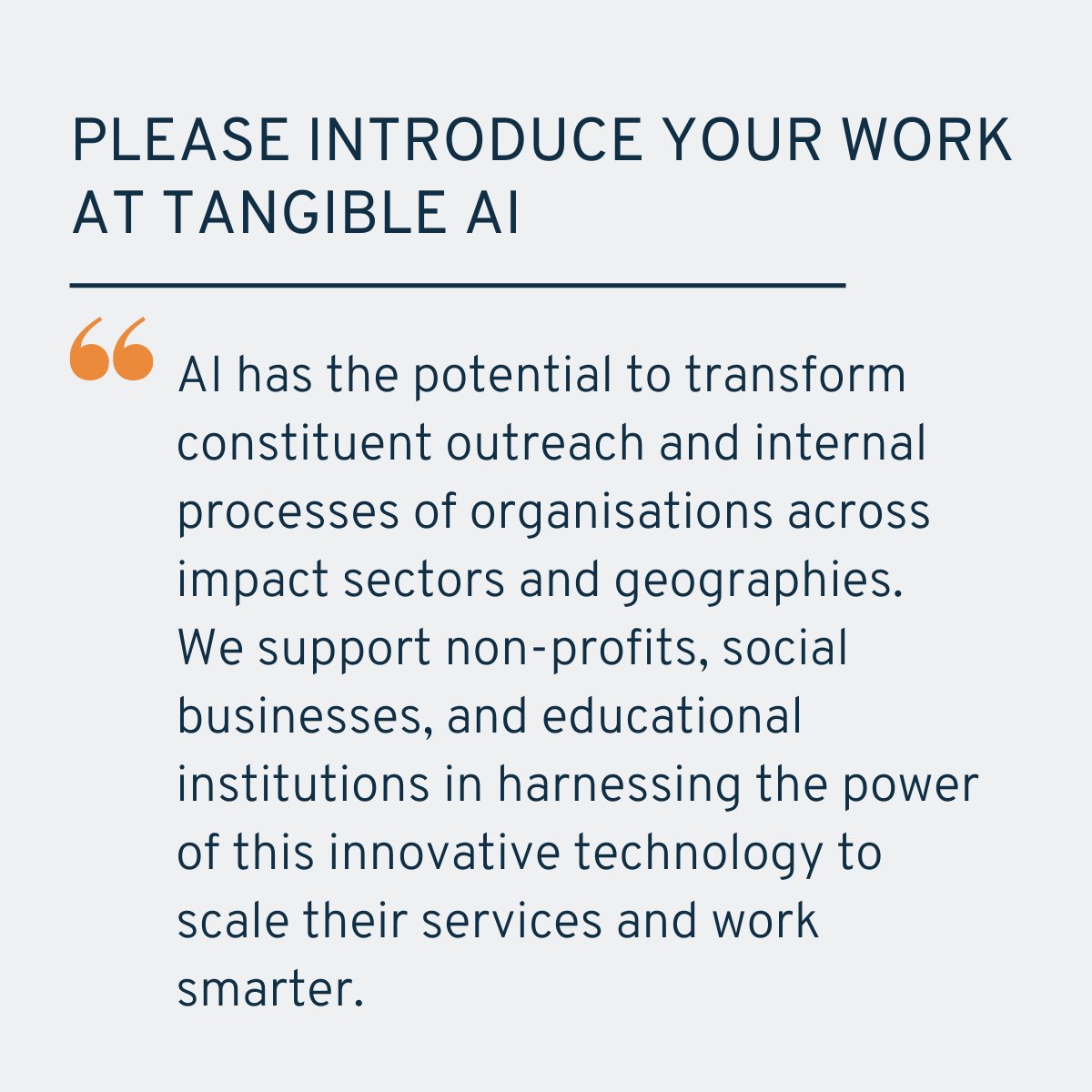 MB_Community's tweet photo. Introducing @MDyshel, Co-Founder &amp; CEO, @TangibleAI, who's helping non-profits and social businesses leverage #machinelearning to scale their positive impact.

Apply to join Maria in the #MeaningfulBusiness membership network here: https://t.co/Je5ZdOkXsn

#MBCommunity #SDGs https://t.co/8duuxzdCg5