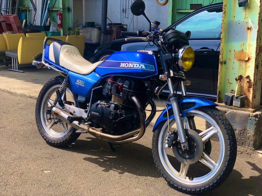 国内物 cb400N (ホーク3） 売りに出します。 車検 令和4年9/15迄