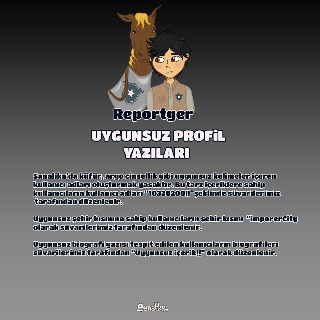Reportger's tweet photo. Uygunsuz profil yazıları https://t.co/ToKmofcSH8