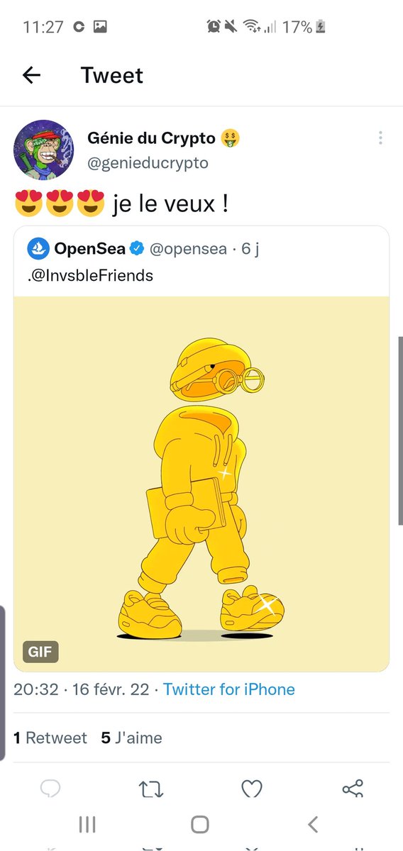 LouisMvt's tweet photo. @genieducrypto Tu faisais un fake giveaway de WL du projet y'a 2 semaines
À ce stade je sais même plus si t'es un troll ou pas https://t.co/4FwYOGaAXM