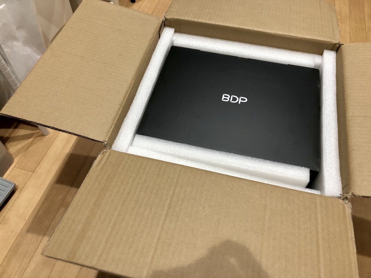 MOYAREN's tweet photo. ついに届いた。

#BDP
#超音波洗浄機
#TheWasherPro
#Makuake https://t.co/V9YskfB7WK