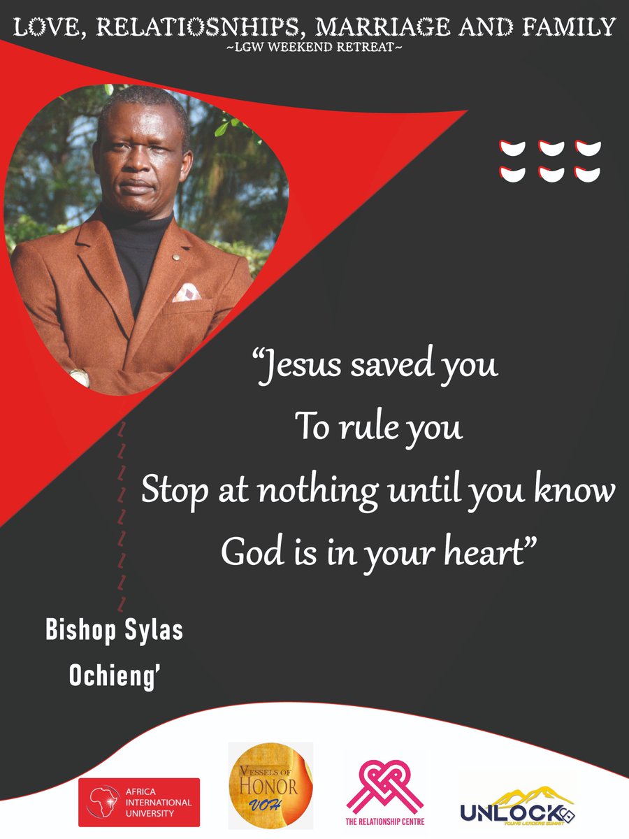vesselsofhonor1's tweet photo. Over the weekend we were taken through a series of discussions by Bishop Sylas Ochieng' on Love, Relationships, Marriage and Family.
Here are nuggets of wisdom we took note of. https://t.co/WQVO0X3bGO