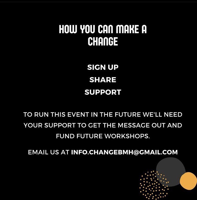 Change Black Mental Health (@changebmh) on Twitter photo Change: BMH is a project created with <a href="/UKYouth/">UK Youth</a> <a href="/DianaAward/">The Diana Award</a> & <a href="/CentreforMH/">Centre for Mental Health</a> to reduce the stigma of mental health within the Black community by bringing young Black people together in workshops that allow them to express themselves and discuss mental health in a safe environment. Change: BMH is a project created with <a href="/UKYouth/">UK Youth</a> <a href="/DianaAward/">The Diana Award</a> & <a href="/CentreforMH/">Centre for Mental Health</a> to reduce the stigma of mental health within the Black community by bringing young Black people together in workshops that allow them to express themselves and discuss mental health in a safe environment.