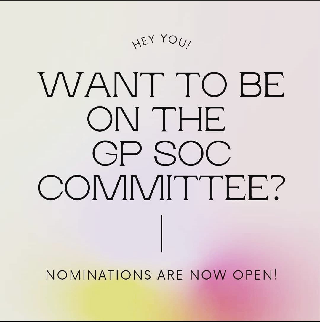 Head to the Leicester Student Union website to nominate yourself! Nominations close on 11th March at midday.
We're looking for:
President, VP, Treasurer, Publicity, Secretary, Wellbeing &amp; Inclusion Ambassador, Phase 1 Coordinator and Phase 2 Coordinator

DM us with any questions!