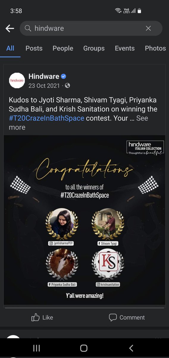 shivVtyagi's tweet photo. @Hindware_Homes Social media team of this page is full of totally Fake people who make False promises &amp; then ignore you. 
I won this contest 4 months ago &amp; they haven't delivered my prize yet. Already tried to contact them but no response. 
I am pretty sure someone kept my prize... https://t.co/ijTXMR8ySd