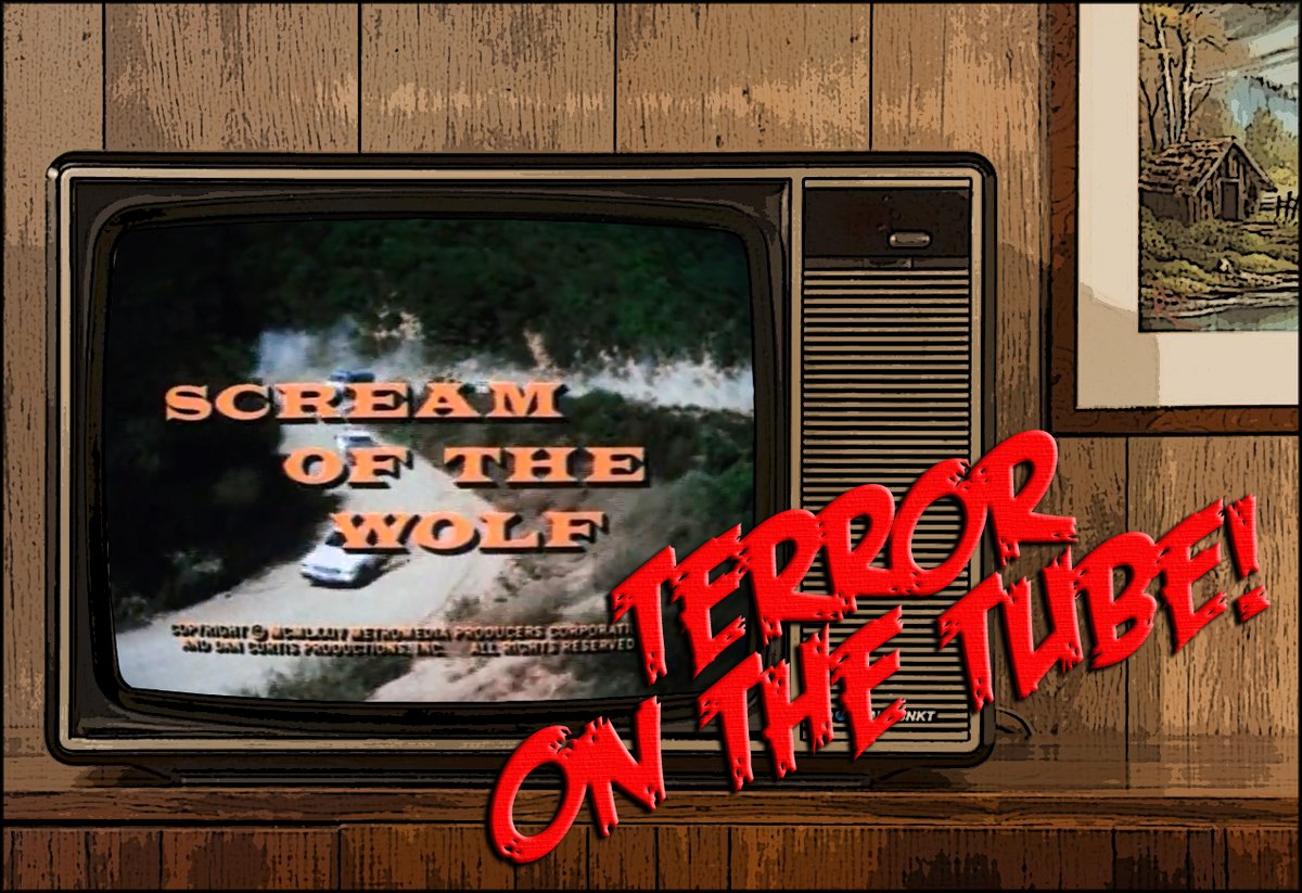 RetroMovieGeek's tweet photo. On this episode of the #TerrorOnTheTube #podcast we take a look at the #madefortvmovie SCREAM OF THE WOLF from 1974!
https://t.co/ovymKU3CmQ

#biggamehunter #wolf #tvmovie #horror #ScreamOfTheWolf #moviepodcast #70smovies #suspense #killings #DanCurtis #woods https://t.co/bqDYo9nN7N
