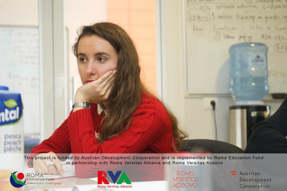 RomaVersitasAL's tweet photo. We organised the second training for mentors at the Roma Versitas Albania office.
We are grateful for your work and contribution.
Thank you Briselda, Ismail, Esmeralda, Denis, Raxhi and Fatos!
#WinForVET
#AustriaDevelopmentCooperation
#romaeducationfund
#romaversitasalbania https://t.co/NR53Zil894