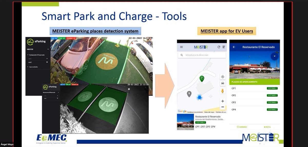 Also #Malaga implemented and tested Smart Parch &amp; Charge services. 
🔌to reduce parking demand fostering efficient parking and charging solutions
🚗to increase the turnover per parking spot and charging station 
🔋to protect the infrastructure 
#H2020 <a href="/EeMEC_eu/">EeMEC - European eMobility Expertise Centre</a> #EeMECwebinar