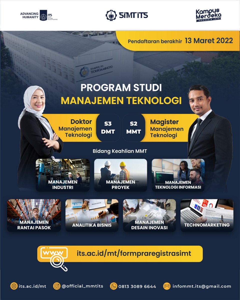 its_campus's tweet photo. Segera mendaftar dan peroleh LoA
#ITSCampus #ITSSurabaya #pendaftarans2 #kuliahonline #kuliahs2 #infokampus #pejuangkampus #beranimasukits #simtits https://t.co/u5aAt6WtP8