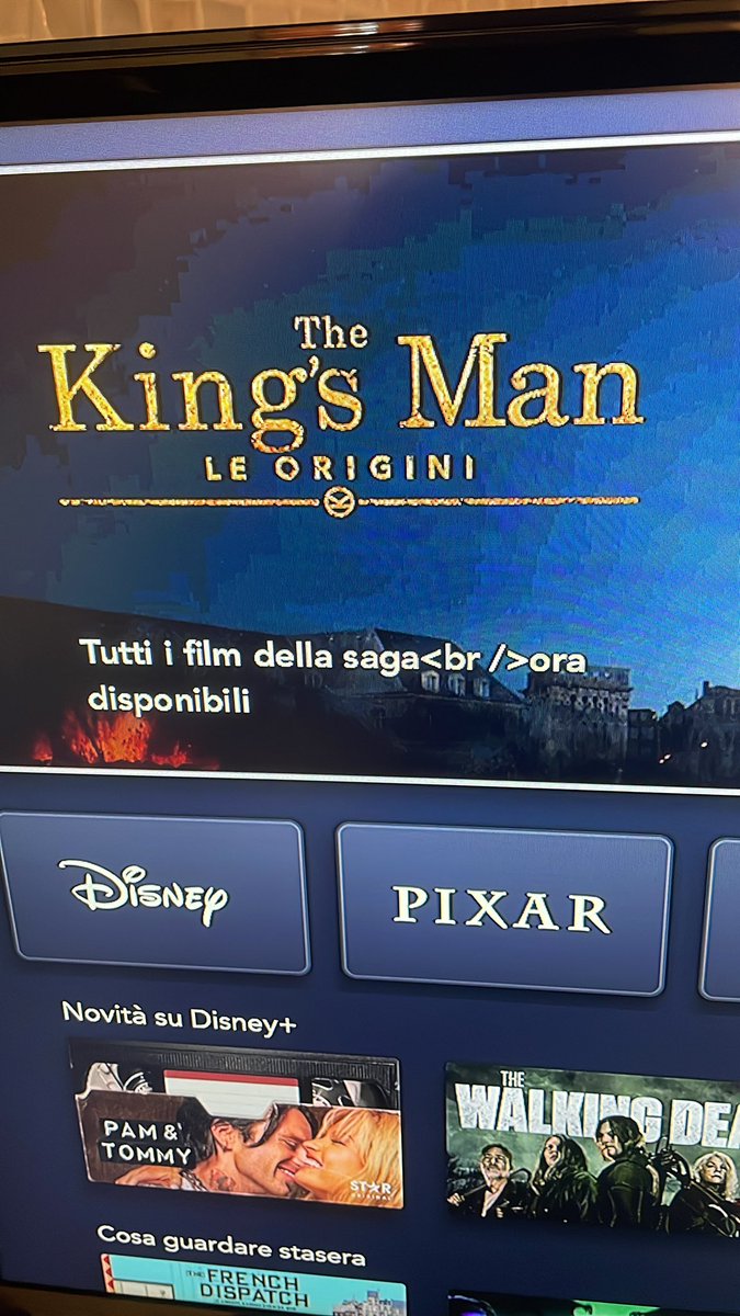 CominiFederica's tweet photo. #DisneyPlus segnalo che avete avuto problemi con #html <br> ✌🏻 
P.s. non vedo l’ora che esca #TheKingsMan sulla vista piattaforma https://t.co/SGjXtyBYjg