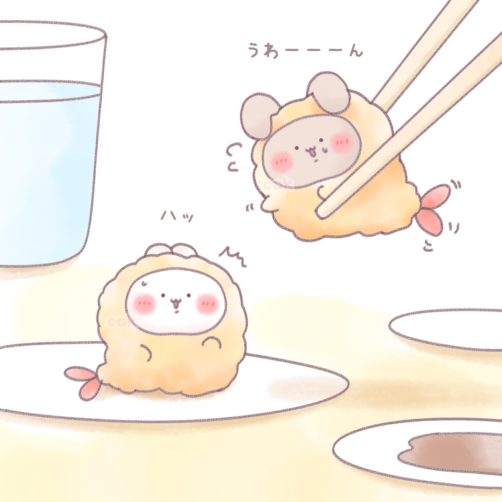 Twitter 上的 うさぎ 天ぷらの日 イラスト 絵 天ぷらの日 T Co Tsem9cx7kg Twitter