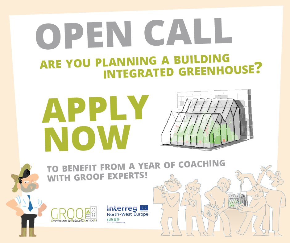 SouthernAssembl's tweet photo. GROOF coaching building integrated greenhouse - deadline for applications extended until 24th February 2022! https://t.co/UQ0VSyOe4b #InterregNWE #GROOF #IntegratedGreenhouse #coaching #Interreg https://t.co/0FPATz3avV