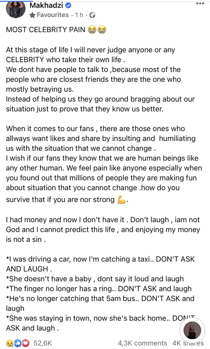 MakhadziSA's tweet photo. 💔💔💔 https://t.co/ZGfEUKmgX2