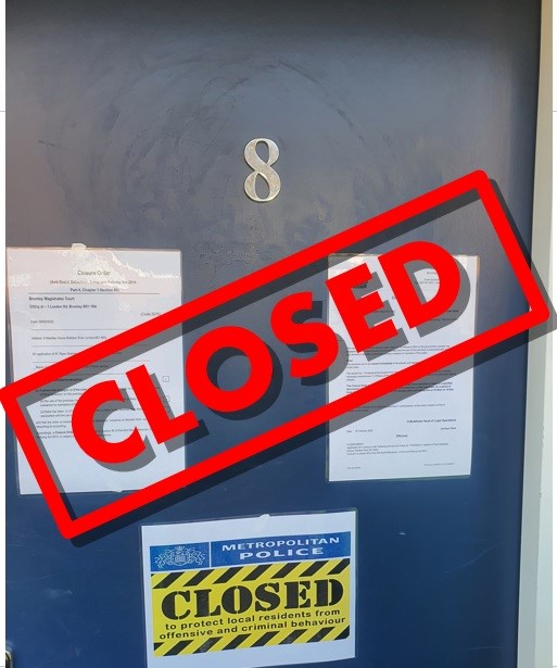 MPSStGeorgeMD's tweet photo. @MPSStGeorgeMD officers obtained a closure order on an address following reports of ASB making life a misery for the the local community.  With the help of @MPSNewingtonSNT officers have successfully cleared the address of unwanted visitors. https://t.co/xbDzws1fVM
