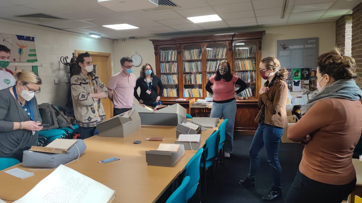 Nice class last week with the Byzantine Archaeology Master Students in the <a href="/ncllibspeccoll/">Newcastle Uni Special Collections & Archives</a>, <a href="/UniofNewcastle/">Newcastle University</a>. Wonderful to hear about research by Master Students on the Gertrude Bell Archive!!