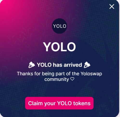 🥳Only 8⃣ days left to claim YOLO

🚩How to claim YOLO token 
medium.com/@yoloswap_8399……

🚩Claim YOLO token — FAQ
medium.com/@yoloswap_8399…