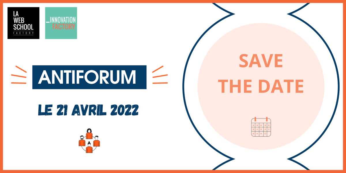 Innovation Factory (@innovationfcty) on Twitter photo Venez rencontrer vos futur.e.s alternant.e.s à notre #antiforum le 21 avril prochain ! Des supers profils vous attendent @WSFparis <a href="/EtapeDesign/">L'Étape Design</a> <a href="/TechCodeFactory/">Tech & Code Factory</a> Venez rencontrer vos futur.e.s alternant.e.s à notre #antiforum le 21 avril prochain ! Des supers profils vous attendent @WSFparis <a href="/EtapeDesign/">L'Étape Design</a> <a href="/TechCodeFactory/">Tech & Code Factory</a>