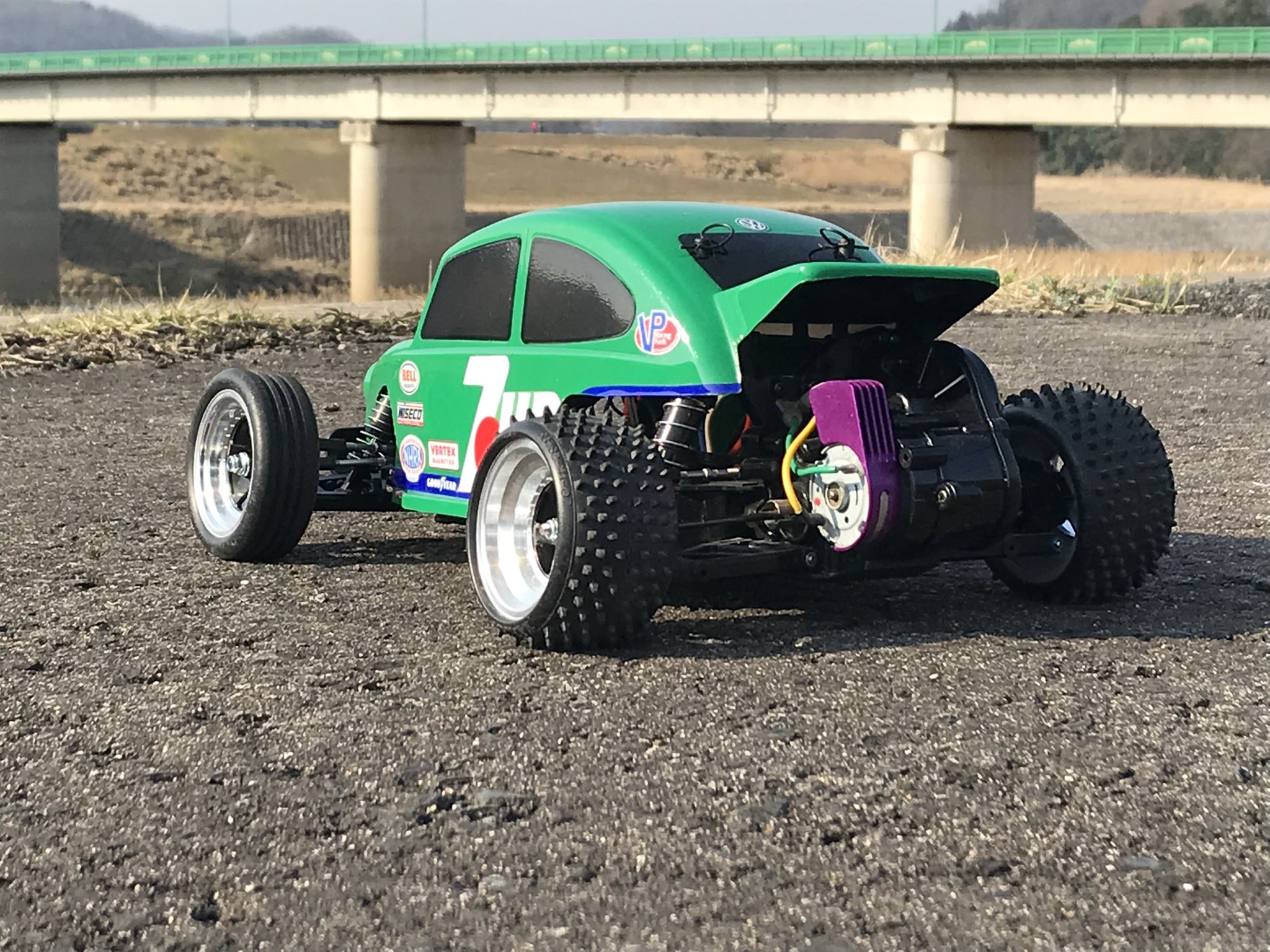 ラジコン ボディ ドラッグレース仕様ビートル （PRO-LINE】 1/10