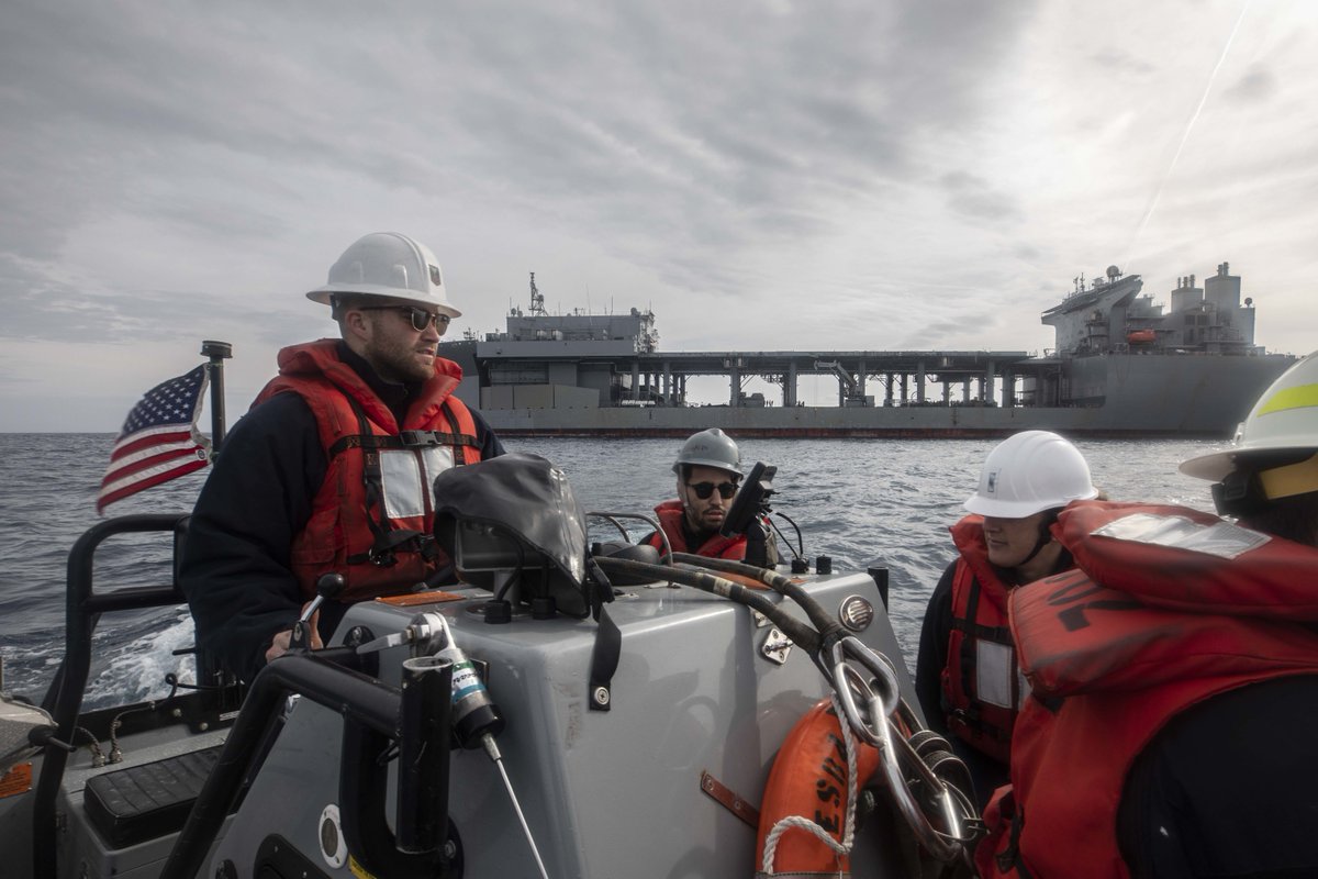 1️⃣  Standing @NATO Maritime Group 2 transits the Ionian Sea. @COM_SNMG2
2️⃣  #USSHarrySTruman #CVN75 and 3️⃣  #USSMitscher #DDG57 conduct #FLTOPS and 4️⃣  #USSHershelWoodyWilliams #ESB4 conducts small boat operations the Adriatic Sea. @USNavyEurope 
ℹ️ & 🔽: go.usa.gov/xz3Ar