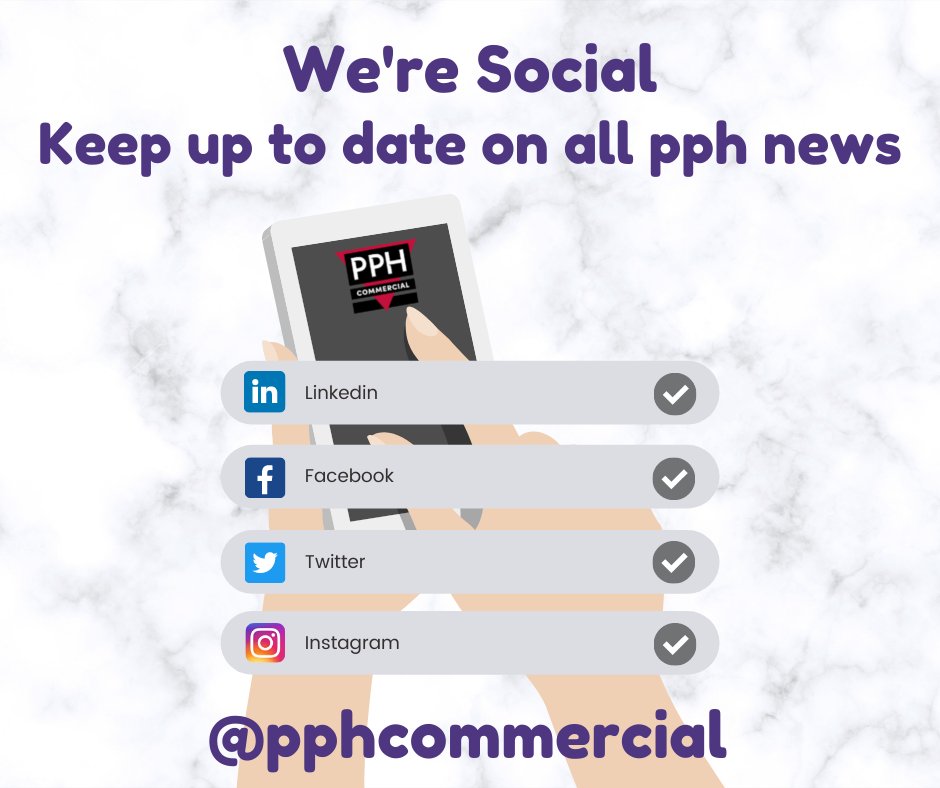 We're social.... Keep up to date with the very latest PPH news across social media #facebook #twitter #linkedin #instagram #pphcommercial #commercialproperty #news #socialmedia pph-commercial.co.uk/news-views/