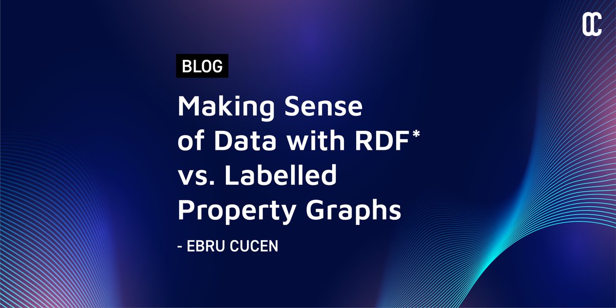 Just published: 'Making Sense of Data with RDF* vs. Labelled Property Graphs' by @ebrucucen ! Check it out: opencredo.com/blogs/making-s… #RDF #LPG #Graphs #labelledpropertygraphs
