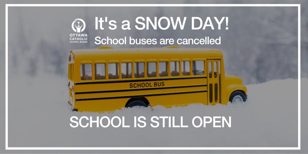 It’s another snow day due to the icy conditions. Stay safe everyone. <a href="/MotherTeresaHS/">St. Mother Teresa High School</a>