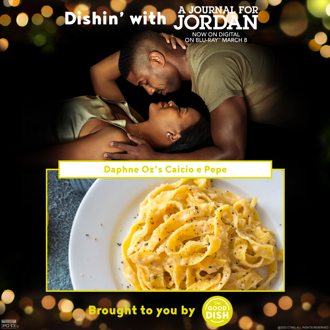 Turn movie night into a special date with dinner for two 🍽️ Try <a href="/TheGoodDishTV/">The Good Dish TV</a>'s take on a classic Italian comfort food and watch #AJournalForJordan - Now On Digital, On Blu-ray 3/8! Get the full recipe here: bit.ly/JFJDish
