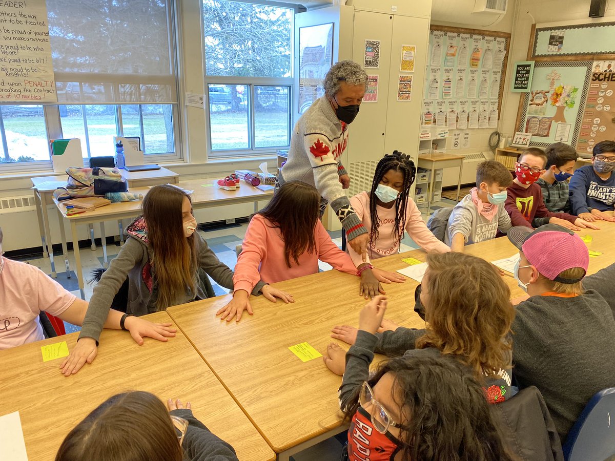 Our St. Mary’s community has been blessed to work with Garth Bell. We have been learning about the power of community and meeting each other where we are.  We are grateful for his leadership and example. 💙