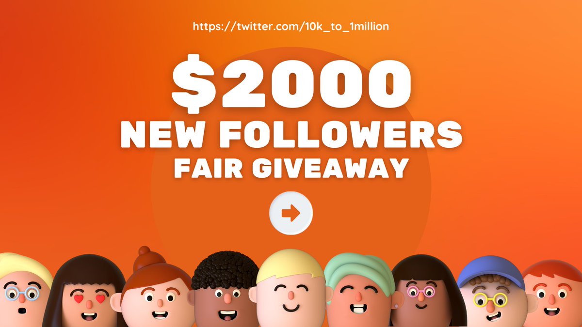 10k_to_1million's tweet photo. 👉$2000 to my new followers!
FAIR random choice Sunday, 27th. 20 people will get $100 each💵
To get in: 
1. like 
2. retweet this post 
3. follow me @10k_to_1million and say smth )
Follow Nikolay, CEO of I-Brand Digital-agency.
Writing on NFT investment and its financial results! https://t.co/35QmKnM7v0