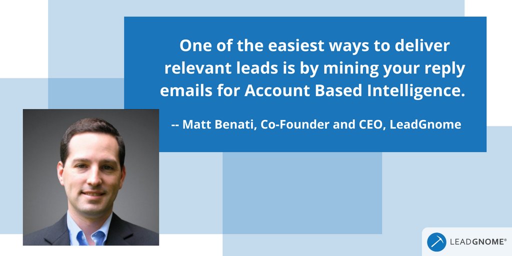 Deliver relevant higher-quality leads to your sales team by mining reply emails. #EmailMarketing #DemandGen leadgnome.com