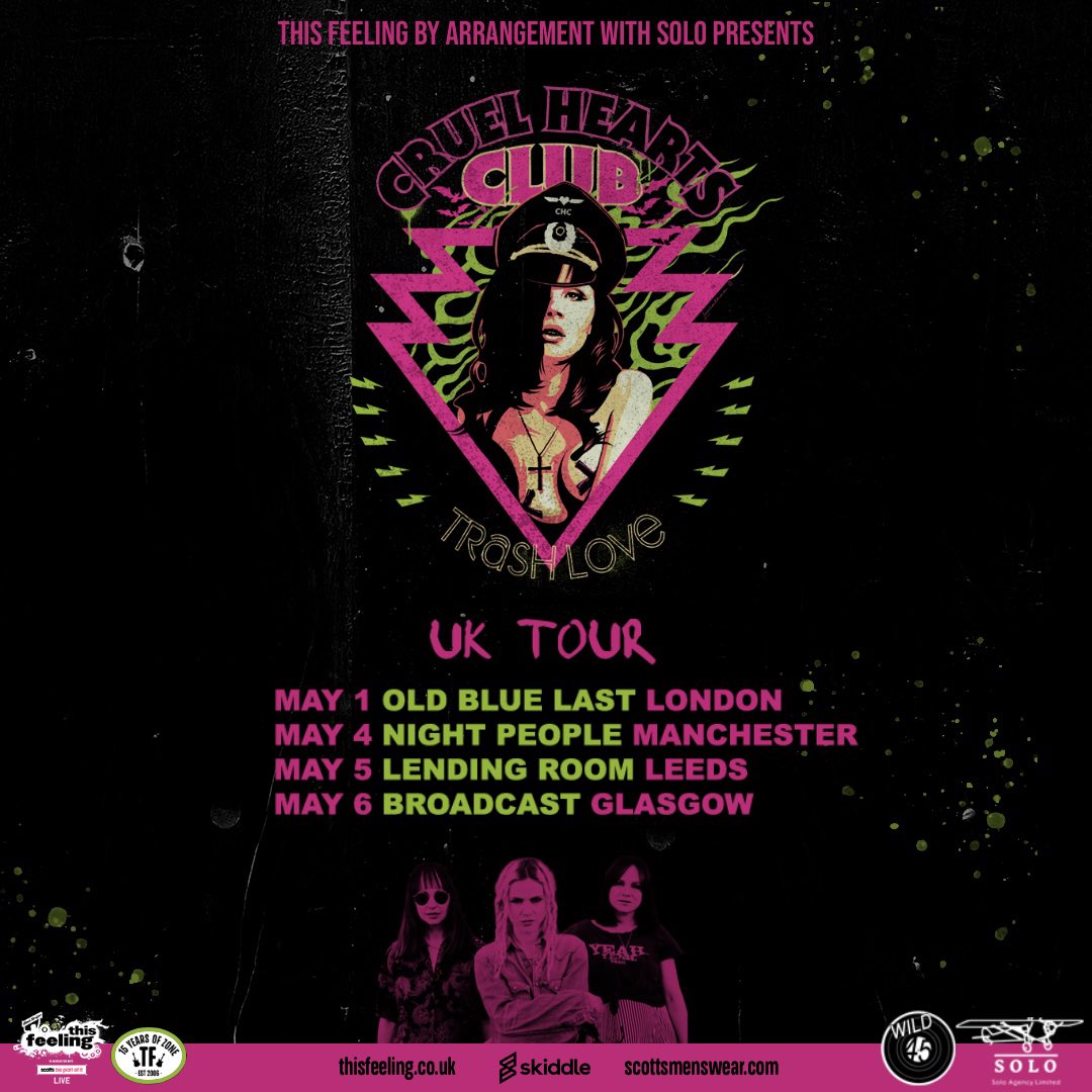 This_Feeling's tweet photo. .@cruelheartsclub London, Manchester, Leeds &amp; Glasgow on sale Friday 10am https://t.co/klFiaxkzy7