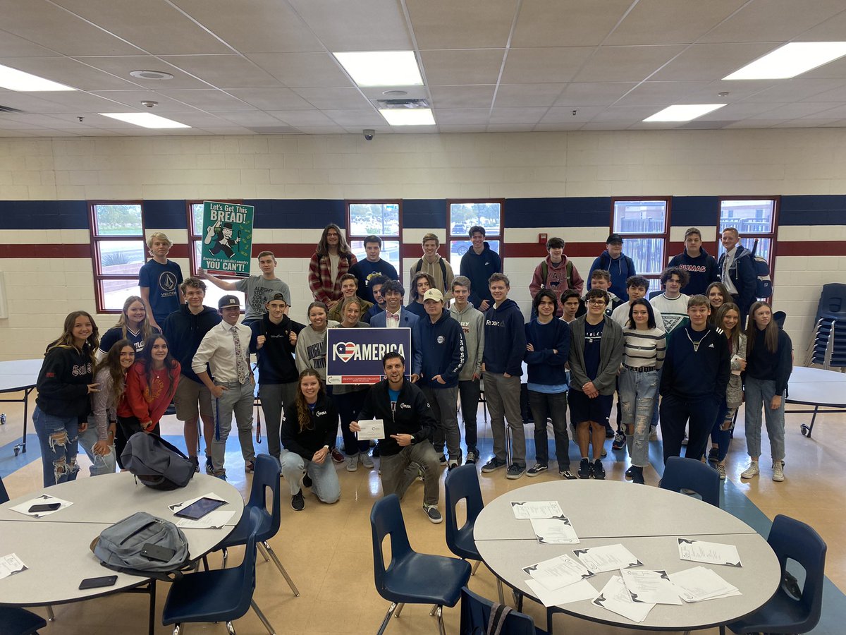 KennaThordarson's tweet photo. It was great speaking to our @TPUSA_Perry chapter today and letting them know about our JUST ANNOUNCED Young Women’s Leadership Summit in June! What a great group! #YWLS2022 Register now! https://t.co/ehjxFgVDs0 https://t.co/Evpro2jVXr