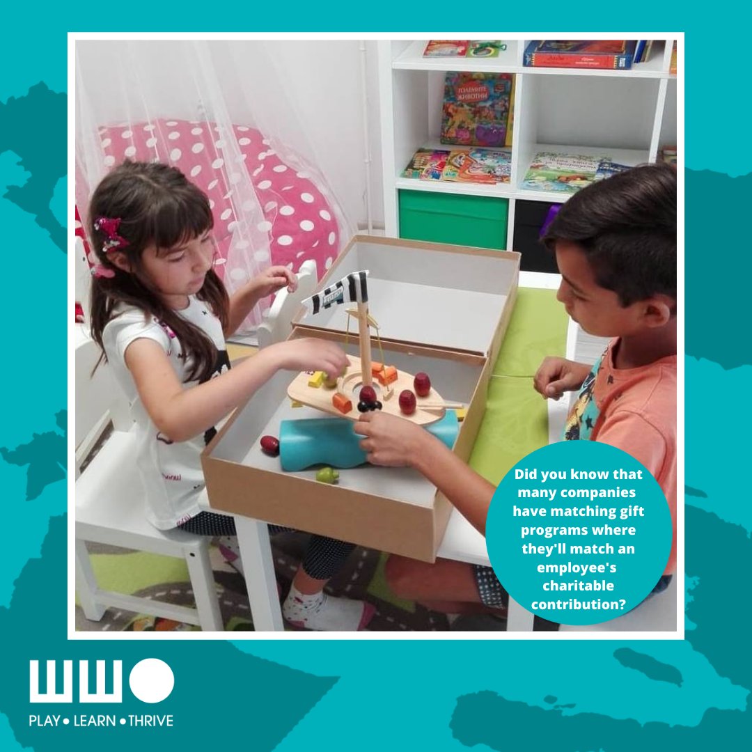 You can double (or even triple) your gift's impact by entering your employer's name here: doublethedonation.com/wwo. If you’re retired, you might be eligible through your former company’s program. #GetToKnowWWO