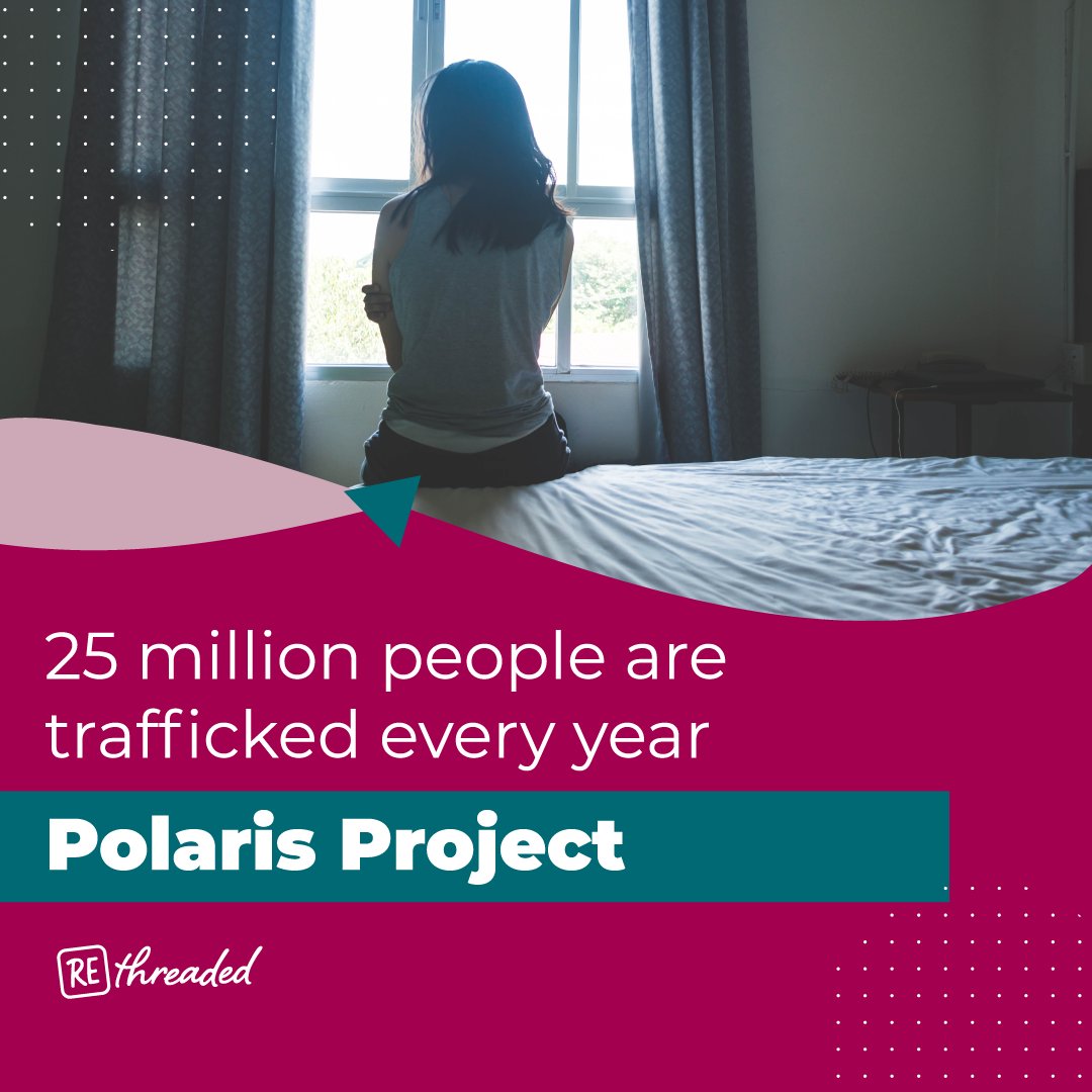 RethreadedInc's tweet photo. The exploitation of one person being trafficked is too many.  Let's start making a change by  starting the conversation with our friends, families, and leaders.

Share this post to raise awareness for Human Trafficking

#renewhope #HumanTrafficking #rethreaded https://t.co/C0w1aadxVy