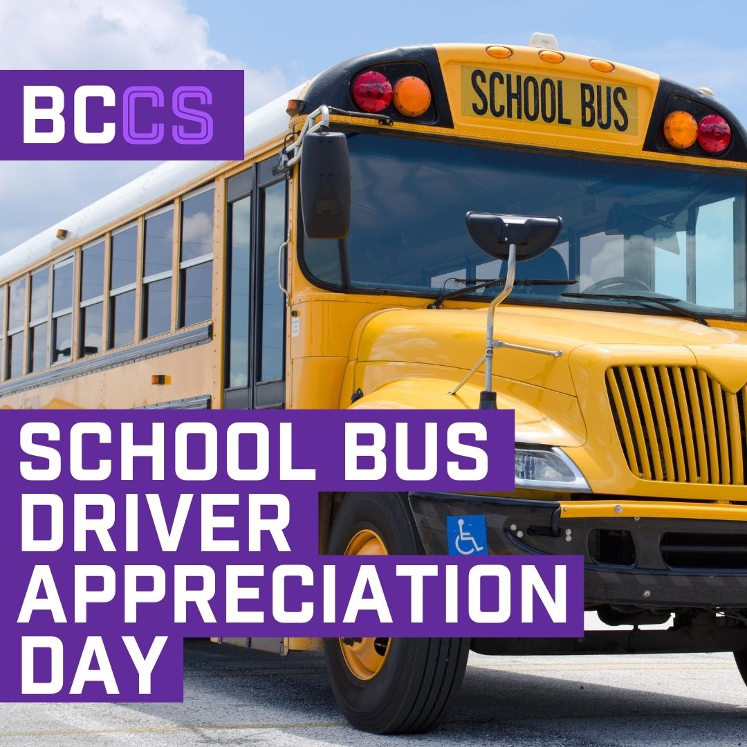 BCCS286's tweet photo. Today is School Bus Driver Appreciation Day in Minnesota! We want to recognize all of the work our bus drivers do each day for our community. Today and every day, let’s let our bus drivers know how much we appreciate them and their dedication to our students. https://t.co/egilEmTDW8