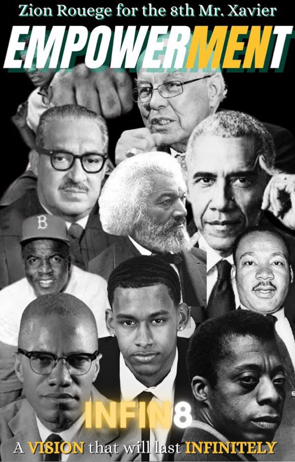 Many talk about it, but Zion WILL be about it. Calling all males to the UC from 1 p.m. - 3 p.m. You don’t wanna miss this!
#INFIN8
#Zion4MrXavier
#SGASpringElections22