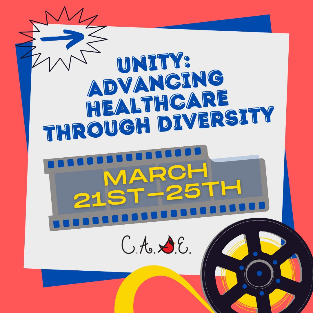 mcphsCASE's tweet photo. Join us this year for Unity: Advancing Healthcare Through Diversity (Film/TV Edition). We are inviting submissions from the MCPHS campus community. Email CASE@mcphs.edu to submit your favorite film or TV series that speaks to diversity in the healthcare industry. #mcphs https://t.co/AirIjpAGGr