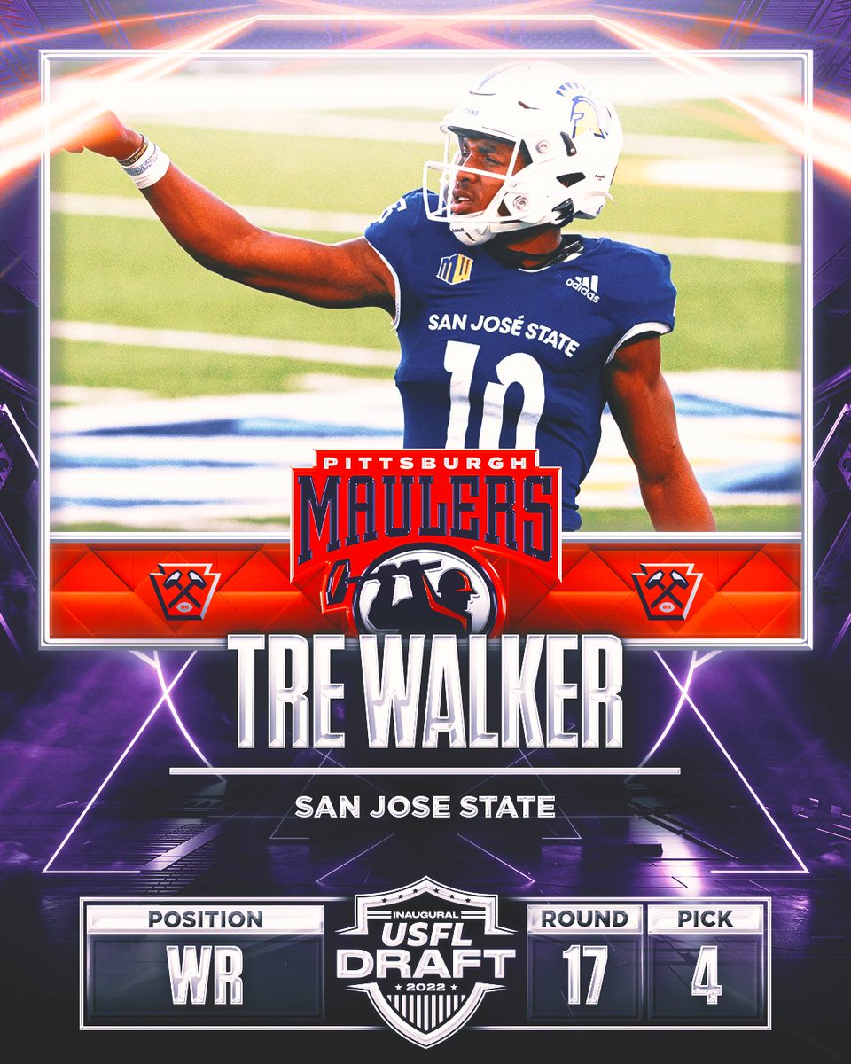 Welcome to the Maulers, Tre Walker! #DropTheHammer