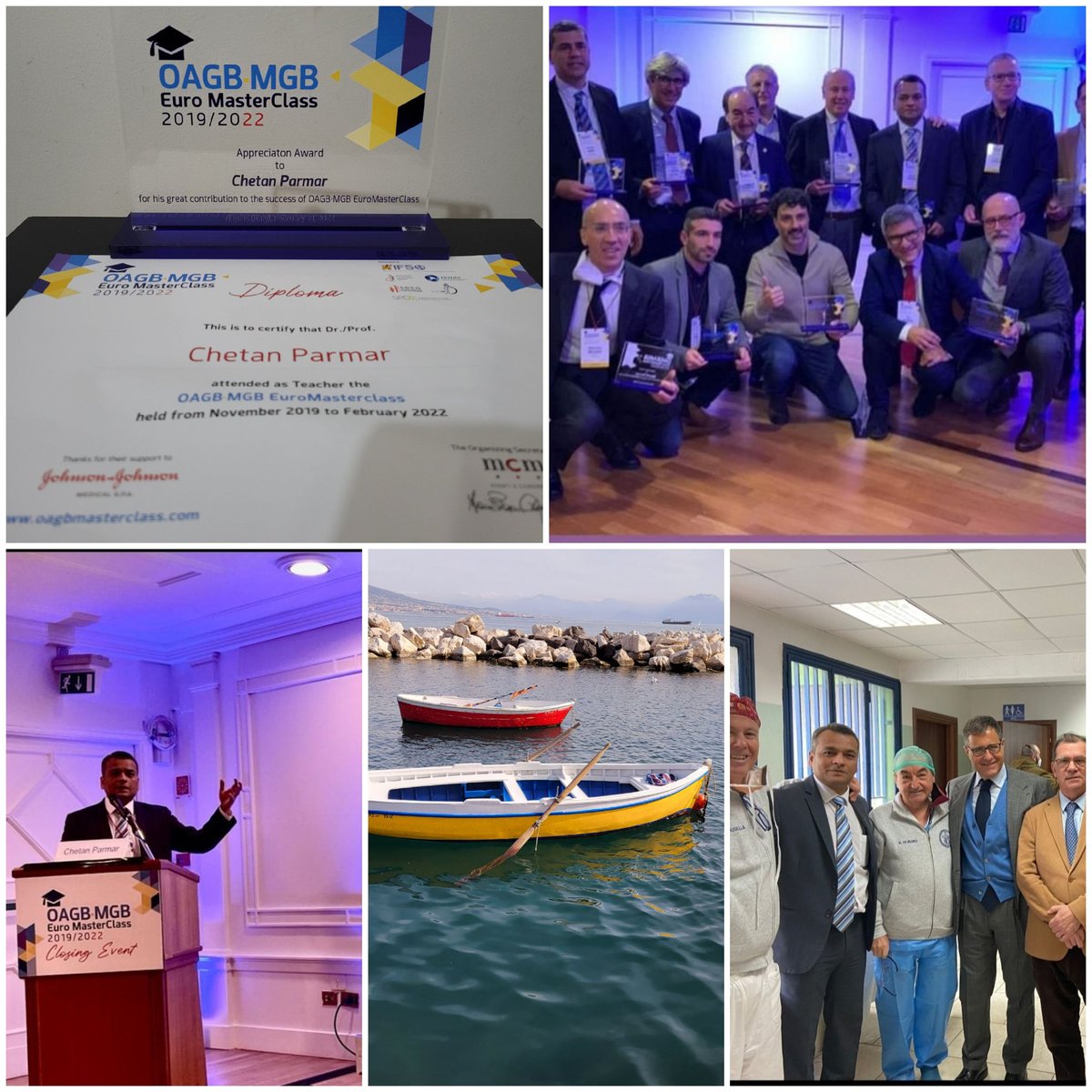 drcdparmar's tweet photo. Honor to serve as a teacher on this OAGB-MGB #BariatricSurgery #Europe Masterclass 2019-2022. Congratulations to all the delegates. Well done team for organizing this over the years 👏🤟🙏 #collaborationRocks #Italy #Naples #Spain #Portugal #obesity https://t.co/iC9RupRert