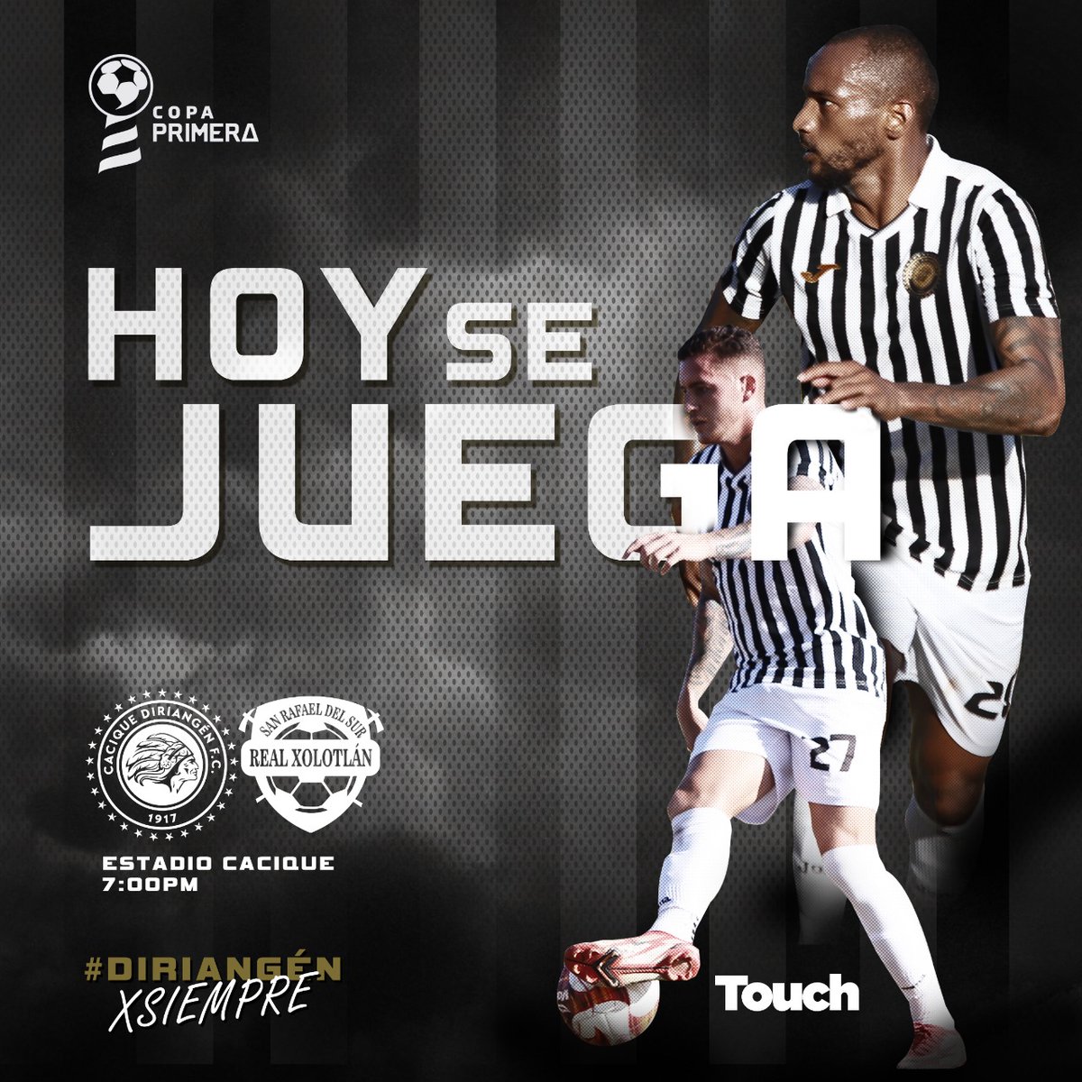 Diriangen_FC's tweet photo. 👊 ¡HOY JUEGA DIRIANGÉN! 🏹
➡️ Presentado por #TouchGaming
¡A BUSCAR EL BOLETO A 8VOS!
🆚 Real Xolotlán
🏟️ Estadio Cacique
⏰ 7:00 PM
🎟️ C$50 General
🏆 16vos Vuelta
⚽ Global 1-1
#DiriangénXSiempre 🤍🖤 https://t.co/cCK4ud3oxS