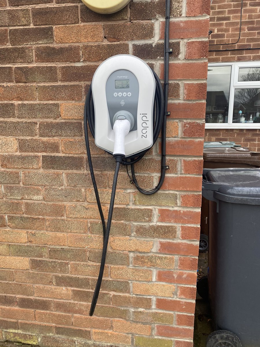 connect_solar's tweet photo. Zappi EV charger - charge your car direct from solar - get £350 government grant towards installation https://t.co/Hy9Ibqgq8d