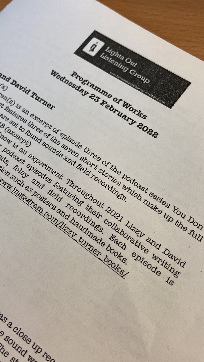 Looking forward to sharing tonight’s Lolg submissions with you @OldHairdressers 7:30pm! Join us to hear work by @LizzyTurnerPoet <a href="/ReimaginedRadio/">Re-Imagined Radio</a> <a href="/LittleStringsC/">Little Strings</a> <a href="/barbaragray58/">Barbara Gray</a> and others not on Twitter 🕯📻🤫 #radio #audio #fieldrecording #Glasgow