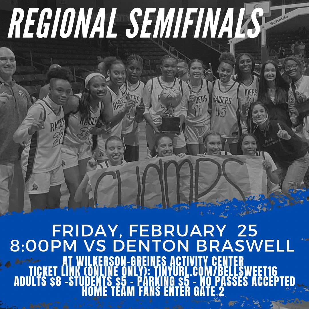 LDBell_WBB's tweet photo. Sweet 16, here come the Lady Raiders!! 

Tickets will go on sale tomorrow morning, but make plans now to come support and cheer us onto the Elite 8! We’ll see you Friday night in Fort Worth! #RISE https://t.co/v37U6bVr3y
