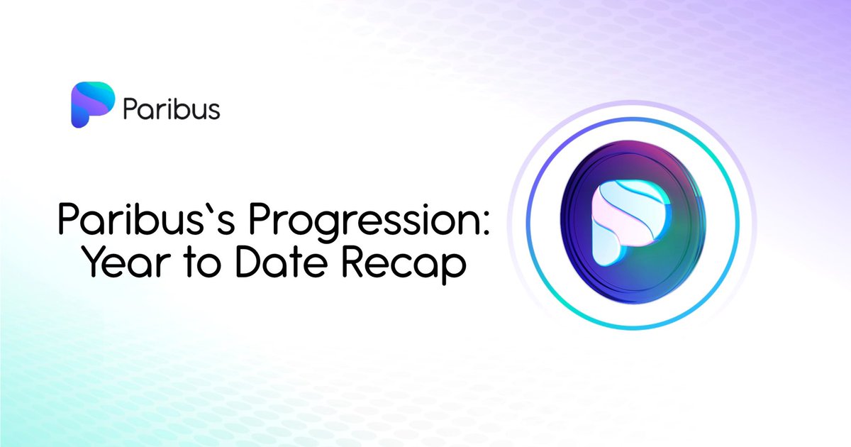 paribus_io's tweet image. Within such a rapidly developing space it’s important to review the progress that has happened. In these last 8 weeks we have seen an impressive amount of development towards our goals and expansion of our community 🌐

Learn more:
👉 blog.paribus.io/paribuss-progr…

#Paribus $PBX $ADA