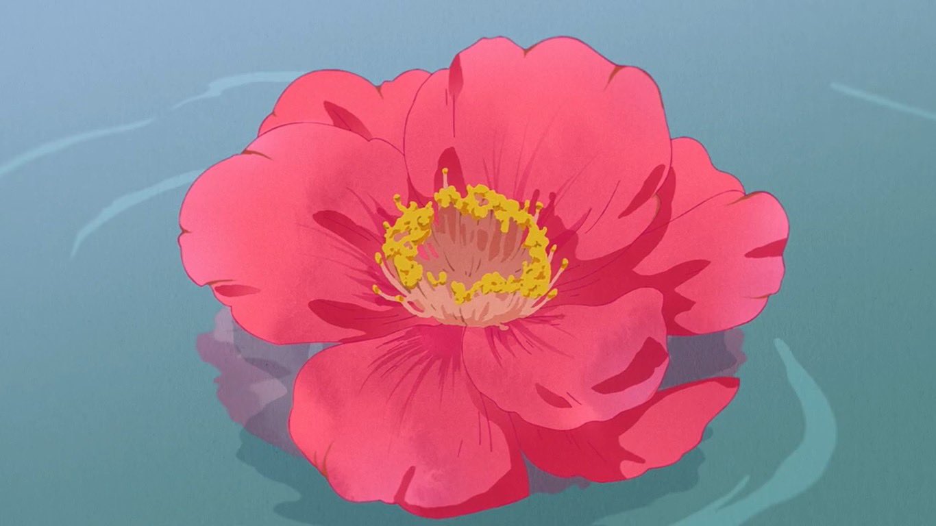 Yam太郎 Auf Twitter 平家物語 7話 大きな椿 が落ちる演出で始まる冒頭はサブタイ 清盛の死 を暗示 ラストで落ちた 雪椿 の 花言葉は 変わらぬ愛 安徳天皇の崩御を表しながらも 徳子が彼を想い続けることを象徴しているようだ 椿に始まり椿に終わる演出