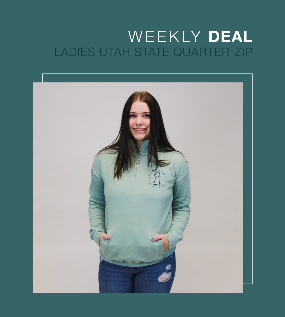 🚨Weekly Deal Alert!!!🚨
This week only, get a ladies quarter-zip sweatshirt for just $21.99!
•
Available in-store and online while supplies last.
usucampusstore.com/c-398-weekly-d…